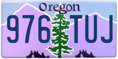 OR license plate 976TUJ