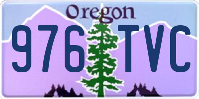 OR license plate 976TVC