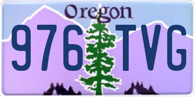 OR license plate 976TVG