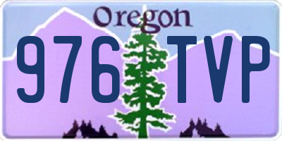 OR license plate 976TVP