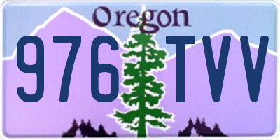 OR license plate 976TVV