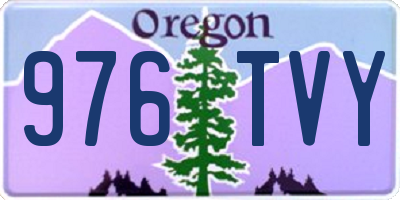 OR license plate 976TVY