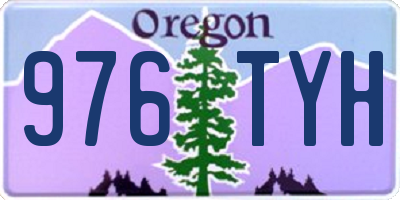 OR license plate 976TYH