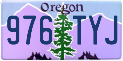 OR license plate 976TYJ