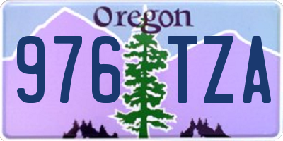 OR license plate 976TZA
