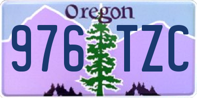 OR license plate 976TZC