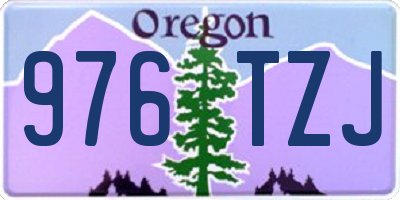 OR license plate 976TZJ