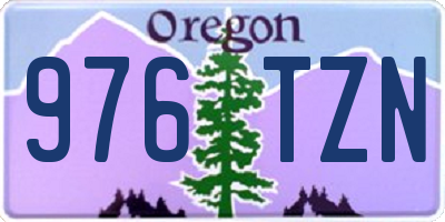 OR license plate 976TZN