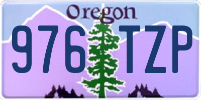 OR license plate 976TZP