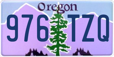 OR license plate 976TZQ
