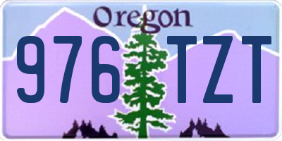 OR license plate 976TZT