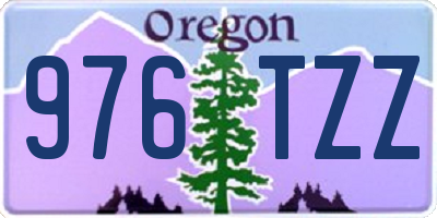 OR license plate 976TZZ