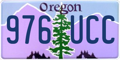 OR license plate 976UCC