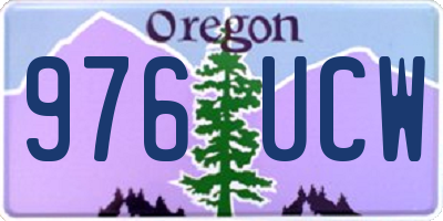 OR license plate 976UCW
