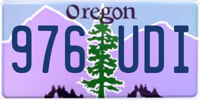 OR license plate 976UDI