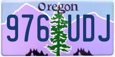 OR license plate 976UDJ