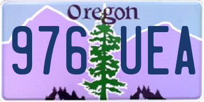 OR license plate 976UEA