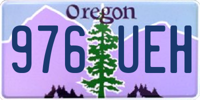 OR license plate 976UEH