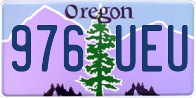 OR license plate 976UEU