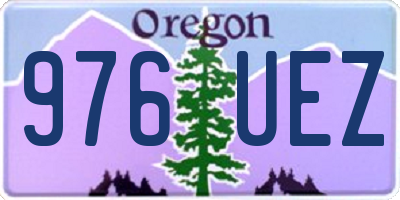OR license plate 976UEZ