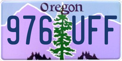 OR license plate 976UFF