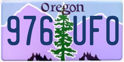 OR license plate 976UFO