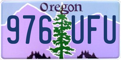 OR license plate 976UFU