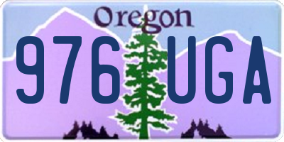 OR license plate 976UGA