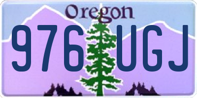 OR license plate 976UGJ