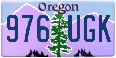 OR license plate 976UGK