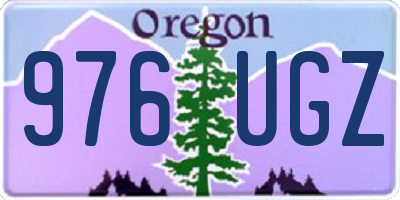 OR license plate 976UGZ