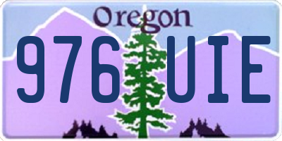 OR license plate 976UIE