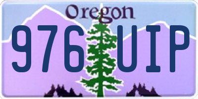 OR license plate 976UIP