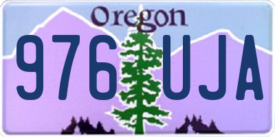 OR license plate 976UJA