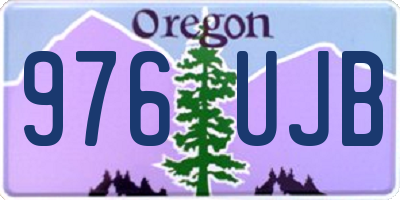 OR license plate 976UJB