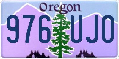 OR license plate 976UJO
