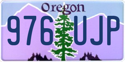 OR license plate 976UJP