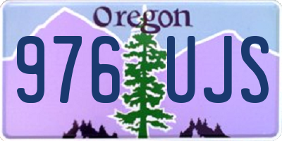 OR license plate 976UJS