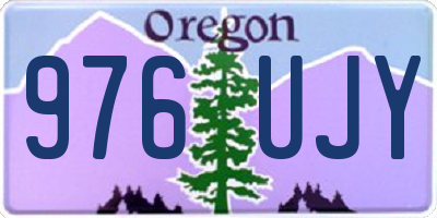 OR license plate 976UJY