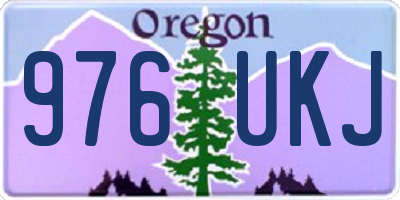 OR license plate 976UKJ