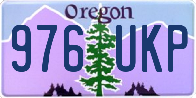 OR license plate 976UKP
