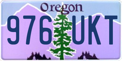 OR license plate 976UKT