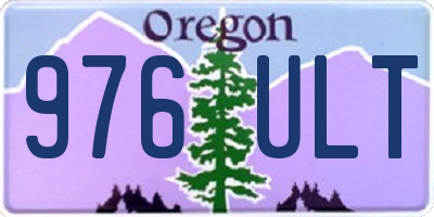 OR license plate 976ULT