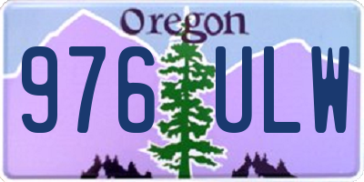 OR license plate 976ULW