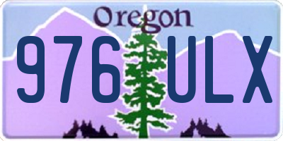 OR license plate 976ULX