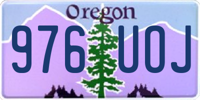 OR license plate 976UOJ