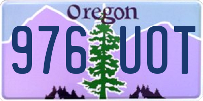 OR license plate 976UOT