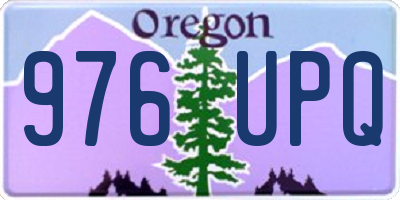 OR license plate 976UPQ