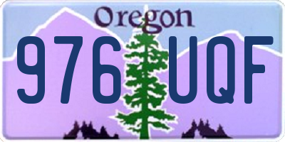 OR license plate 976UQF