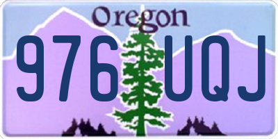 OR license plate 976UQJ